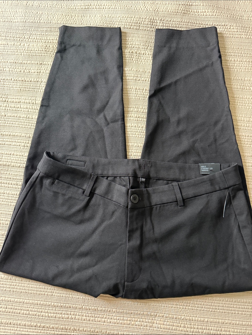 Kut From The Kloth | Ankle Straight Leg Trouser | Sz 18W